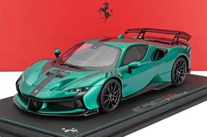 BBR-Models 1/18 Ferrari SF90 XX Stradale 2024 Green Jewel - Black P18237O-Vet - Bild 1 von 7