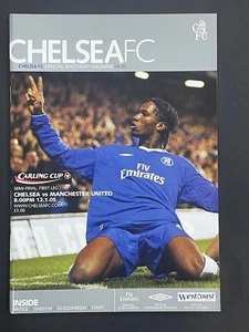 2004/05 CHELSEA V MANCHESTER UNITED 12-01-2005 CARLING LEAGUE CUP SEMI-FINAL - Picture 1 of 1
