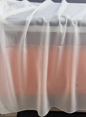 Gardinenstoff RG-225 REST 110cm x 520cm Stores Gardinen Polyester Komplettstück - Bild 1 von 4