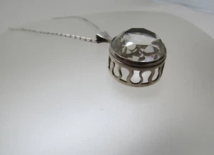 Anhänger KULTASEPPA Finland 830 Bergkristall big pendant rock crystal Kette _70` - Bild 1 von 12