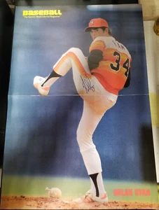 Nolan Ryan Houston Astros Autographed 11x16 Magazine Poster Beckett Authentic - Picture 1 of 4