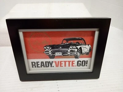 Marco de fotos Hallmark Garage GM Ready Vette Go Chevrolet 7,75" x 5,5" Foto 1 de 3