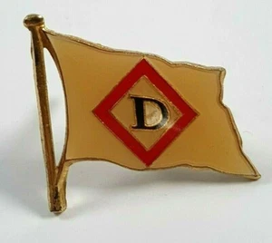Friedrich A Detjen & Co Hamburg Deutsche Reederei Emaille Mützenabzeichen - Bild 1 von 3