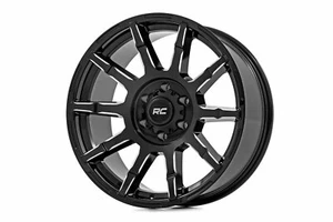 Rough Country 83 Series Wheel One-Piece Gloss Black 20x9 6x5.5 -12mm - Picture 1 of 6