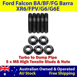 High Tensile Turbo To Dump Pipe Stud Kit For Ford Falcon BA/BF/FG XR6 - Bild 1 von 5