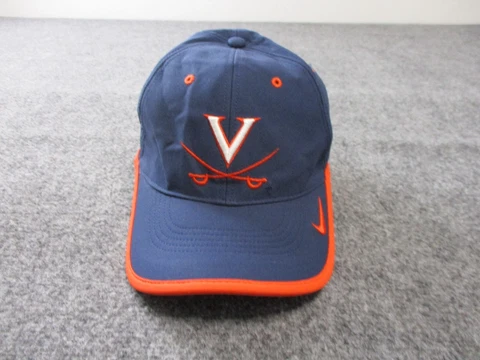 Nike Virginia Cavaliers Baseball Cap Hat Adult Mens Blue Dri-Fit Legacy91 * Cover