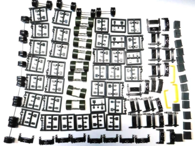 Spritzling Ersatzteile LKW Räder Lampen Kühler Zurüsteile 1:87 Neuwertig Set 104 - Bild 1 von 4