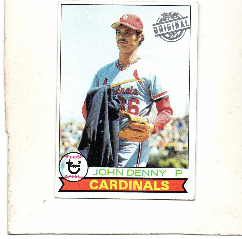 2015 topps original buyback card 1979 john denny cardinals 59 - Image 1 of 1