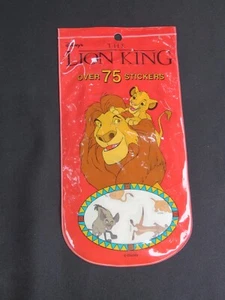 NEW UNOPENED Disney Lion King - 75 Stickers - Picture 1 of 2