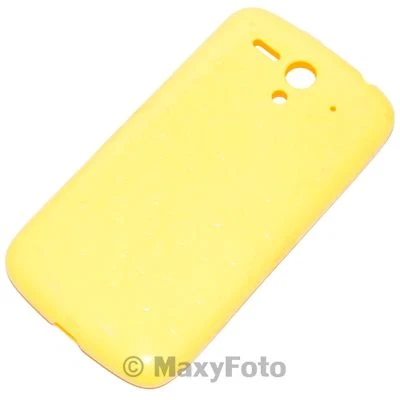 HUAWEI HARD COVER CUSTODIA ORIGINALE COLOR SHELL ASCEND G300 GLOSSY TOUCH GIALLO - Immagine 1 di 4