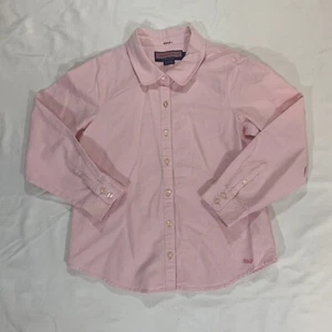 Camisa Vineyard Vines Shep & Ian Niñas Manga Larga Con Botones Niñas Talla 14 Rosa - Imagen 1 de 11