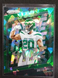Prizm 2024 - Breece Hall - Hype Green Cracked Ice Prizm #11 combinación de colores - Imagen 1 de 2