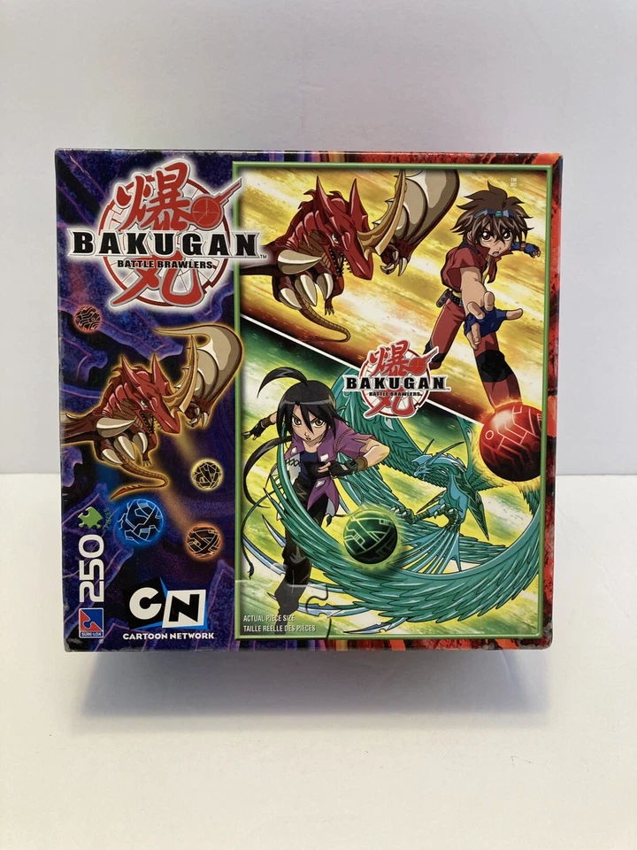 Rompecabezas Bakugan Battle Brawlers 250 piezas nuevo sellado Cartoon Network 2008 Foto 1 de 4