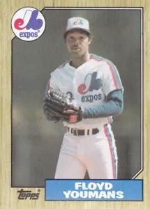 1987 TOPPS..FLORD YOUMANS..CARD # 105..EXPOS..FREE COMBINED SHIPPING - Bild 1 von 1