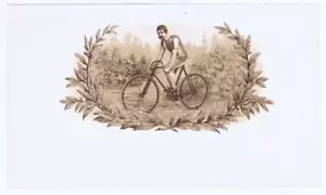 Bicicleta All Right Era Victoriana Años 1890 Original Caja de Puros Etiqueta Bicicleta Ciclismo - Imagen 1 de 1