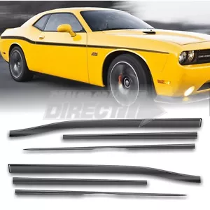Gráficos chaqueta amarilla estilo fábrica Dodge Challenger para modelos 2009-2022 - Imagen 1 de 8
