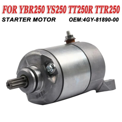 Starter Electrical Engine Starter Motor For YAMAHA YBR250 YS250 TT250R TTR250 Foto 1 de 4