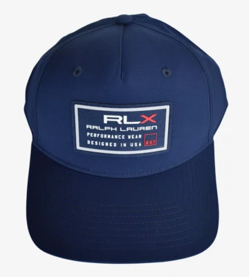 全新 RLX RALPH LAUREN 性能标志布贴 尼龙 棒球帽 均码/58 厘米 — 第 1/4 张图片