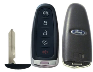 ORIGINAL FORD 11-19 OEM SMART KEY LESS ENTRY REMOTE FOB UNCUT INSERT ALARM BLANK - Picture 1 of 15
