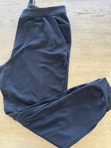 Lululemon Mens Black Jogger Stretch Sweat Pants~Nylon Lycra~XL - Picture 1 of 4