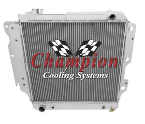 1987-2006 Jeep Wrangler 3 Row CA Radiator' - Picture 1 of 7