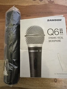 ⭐ Microphono palmare dinamico Samson Q6 - condizioni perfette senza fili con 4 copertine - Foto 1 di 5