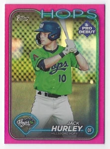 2024 Topps Pro Debut #PD70 Jack Hurley Lámina Fucsia Paralelo #'d 152/199 - Imagen 1 de 2