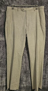 NWT Daniel Cremieux Signature Collection 40 x 32 Gray Micro Patterned Dress Pant - Picture 1 of 5