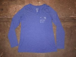 THE NIKE TEE University Of Kentucky long sleeve JUNIOR Girl Top Size M - Picture 1 of 5