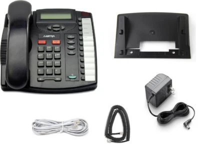 Aastra A1265-0000-10-05 M9116LP Analog Phone With Power Supply  (REFURBISHED) - Image 1 of 2