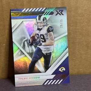 2020 Panini XR White #15 Tyler Higbee Serial #’d 75/75 - Bild 1 von 4