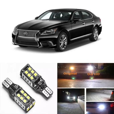 2x Xenón Blanco 15-SMD Bombillas LED Para Lexus LS 430 460 600h 2004-2012 Luz de Retroceso Foto 1 de 4