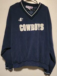 Vintage Dallas Cowboys NFL Pro Line Authentic Men’s Blue XXL Knit Pullover 2XL - Picture 1 of 7