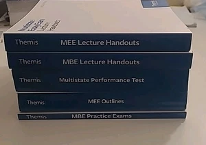 THEMIS BAR REVIEW 2024 5 books MBE Lecture H. MEE Lecture H. M P Test. MEE O. MB - Imagen 1 de 8