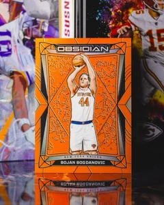 2023-24 Panini Obisidian #163 Bojan Bogdanovic Electric Etch Orange Flood /99 - Picture 1 of 2