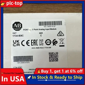 1734-IE8C 2022 SER C NEW Allen Bradley POINT I/O 8 Point Analog Input Module US - Picture 1 of 17