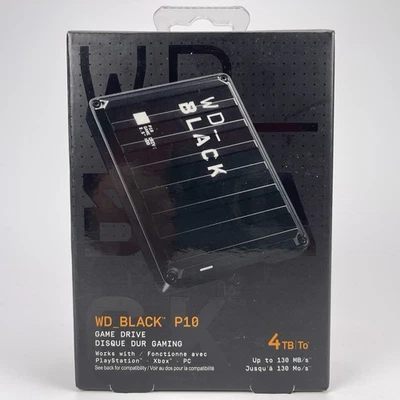 Western Digital Black P10 4TB External 2.5 inch (WDBA3A0040BBKWESN) Hard Drive - Image 1 of 4