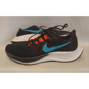 Nike Mens Air Zoom Pegasus 37 Off Noir Light Blue Fury Sneakers Size 10 - Picture 1 of 15
