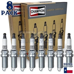 8 Pack Champion Copper Plus Spark Plugs for 2005-2015 Nissan Armada 5.6L V8 - Picture 1 of 5