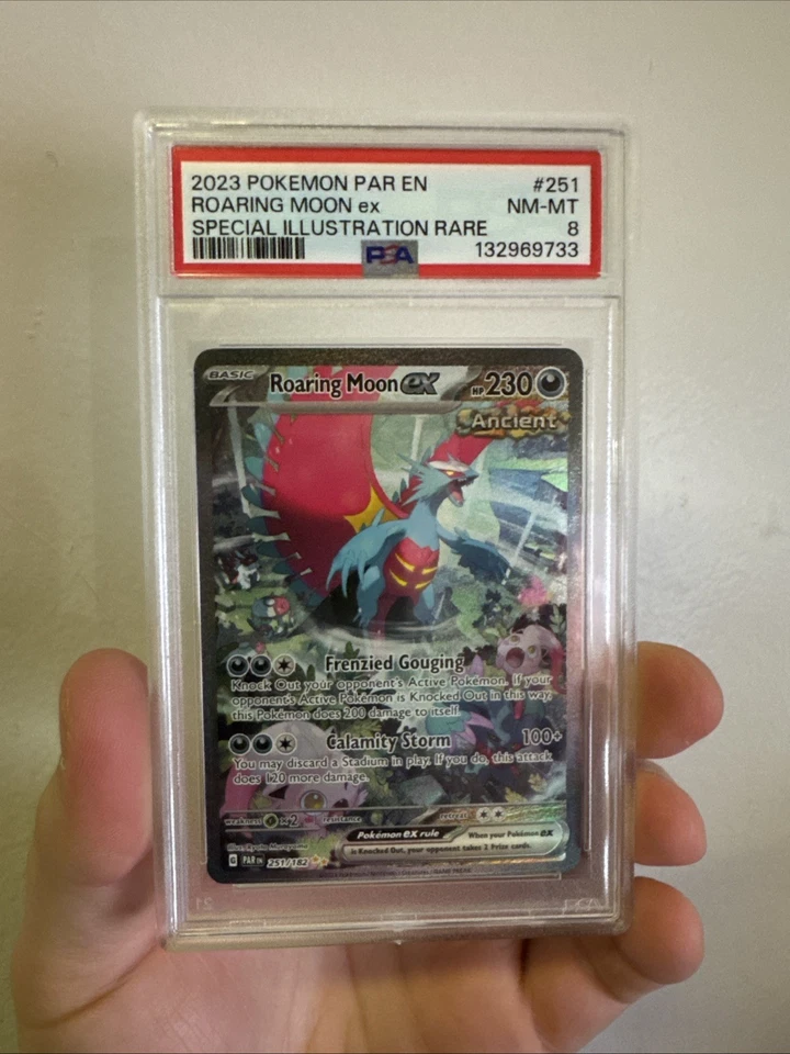 Roaring Moon ex 251/182 SV04: Paradox Rift Holo - Image 1 of 2