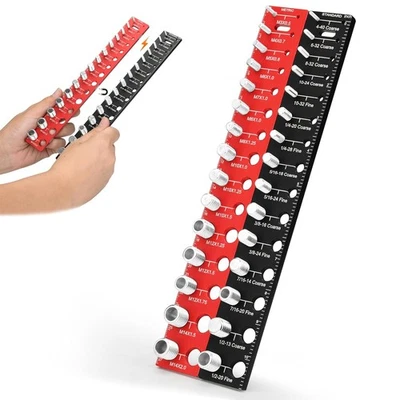 ESDABEM Nut and Bolt Thread Checker - Magnetic Detachable Standard...