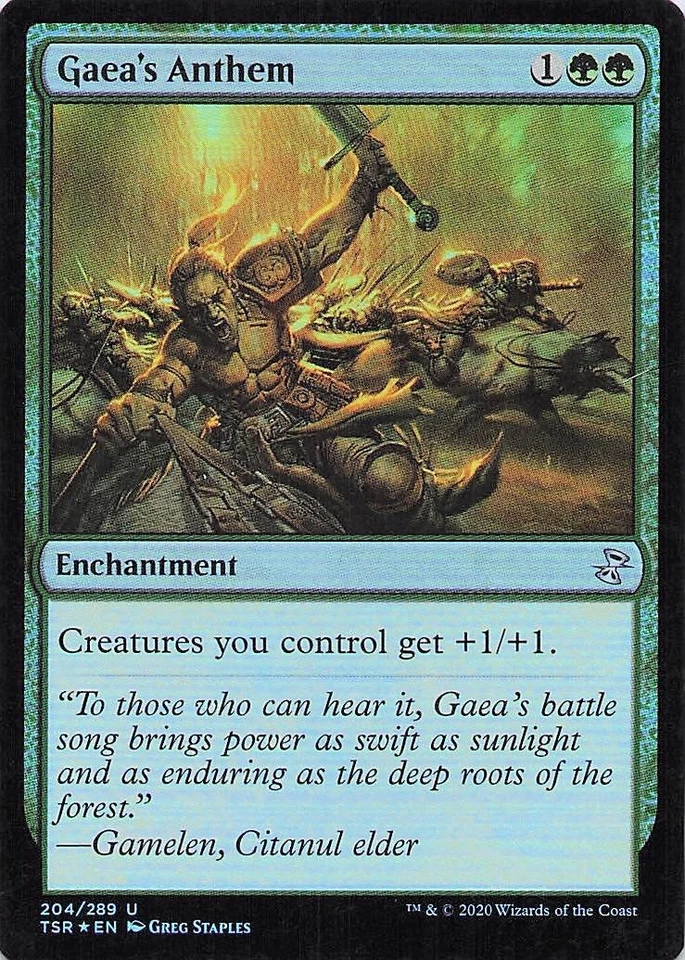Gaea's Anthem Time Spiral Remastered Foil - Image 1 of 1