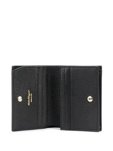 Ferragamo Embossed Gancini Motif Grainy Wallet - Picture 1 of 3