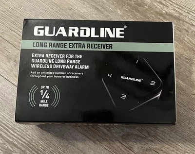 Receptor adicional Guardline de 1/4 milla de largo alcance para alarma inalámbrica de entrada Foto 1 de 4