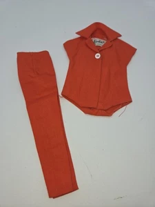 Vintage Barbie & Midge Fashion PAK Slacks Pants & Blouse Top Orange  - Picture 1 of 18