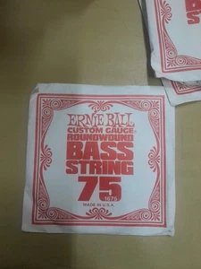 Set Of 2 .075 Rndwnd Bass Nickel Wound 1675 Made In The U.S.A - Picture 1 of 3