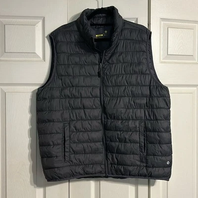 Colete acolchoado XERSION tamanho X-Grande masculino cinza embalável com zíper bolsos forrados - Imagem 1 de 4