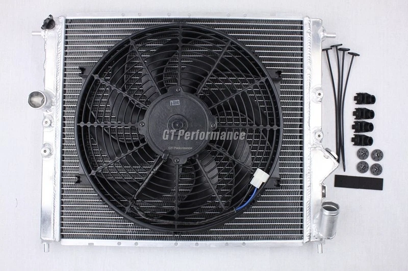 Radiateur ALU Clio Williams 16S 16V R19 RSI Renault + Ventilateur 160W Aluminium - Imagen 1 de 1