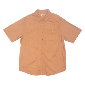 Camisa Sencilla Para Hombre WRANGLER Marrón L - Imagen 1 de 6
