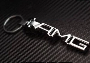 Mercedes Benz AMG Keyring SIlver Metal High Quality Keychain for Gift Car Key - Picture 1 of 2